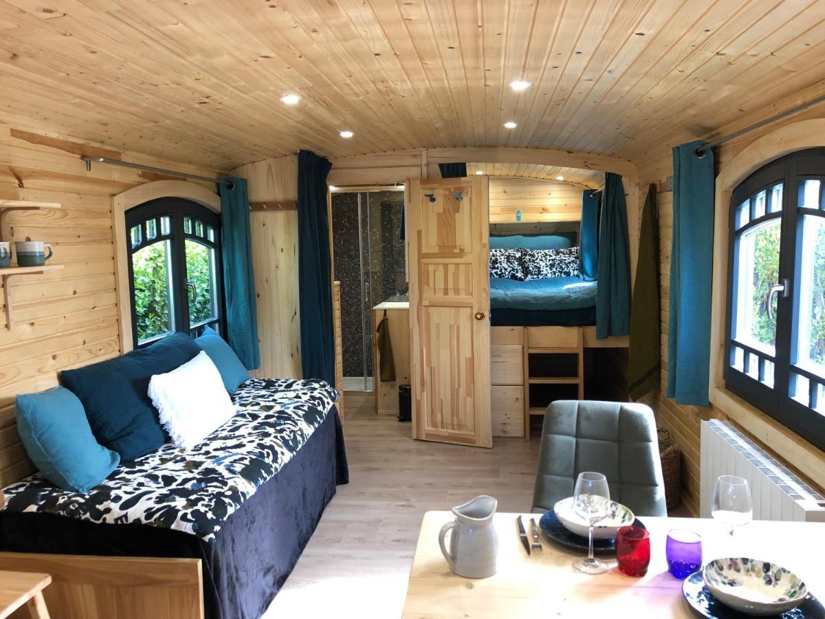 Roulotte Gites O Bien-Etre Massage Spa Sejour Bien-Etre En Hebergement Insolite Roulotte Karantez Ou En Gites Melon Ou Yock A 800 M Des Plages Maison D'Hote Drogou Porspoder Bagian luar foto